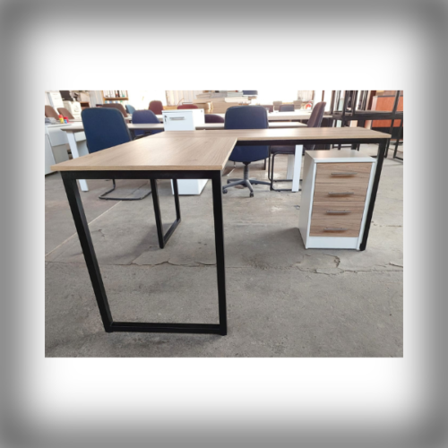 Sizwe Steel Framed Desk