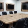 Vision Activ's Barrel-Shaped Boardroom Table