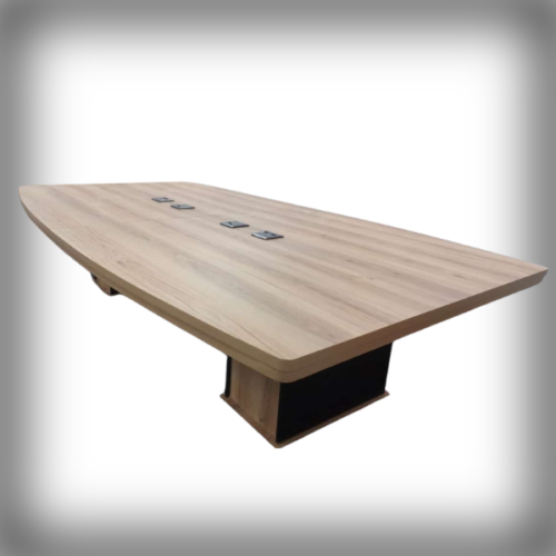 Vision Activ's Barrel-Shaped Boardroom Table